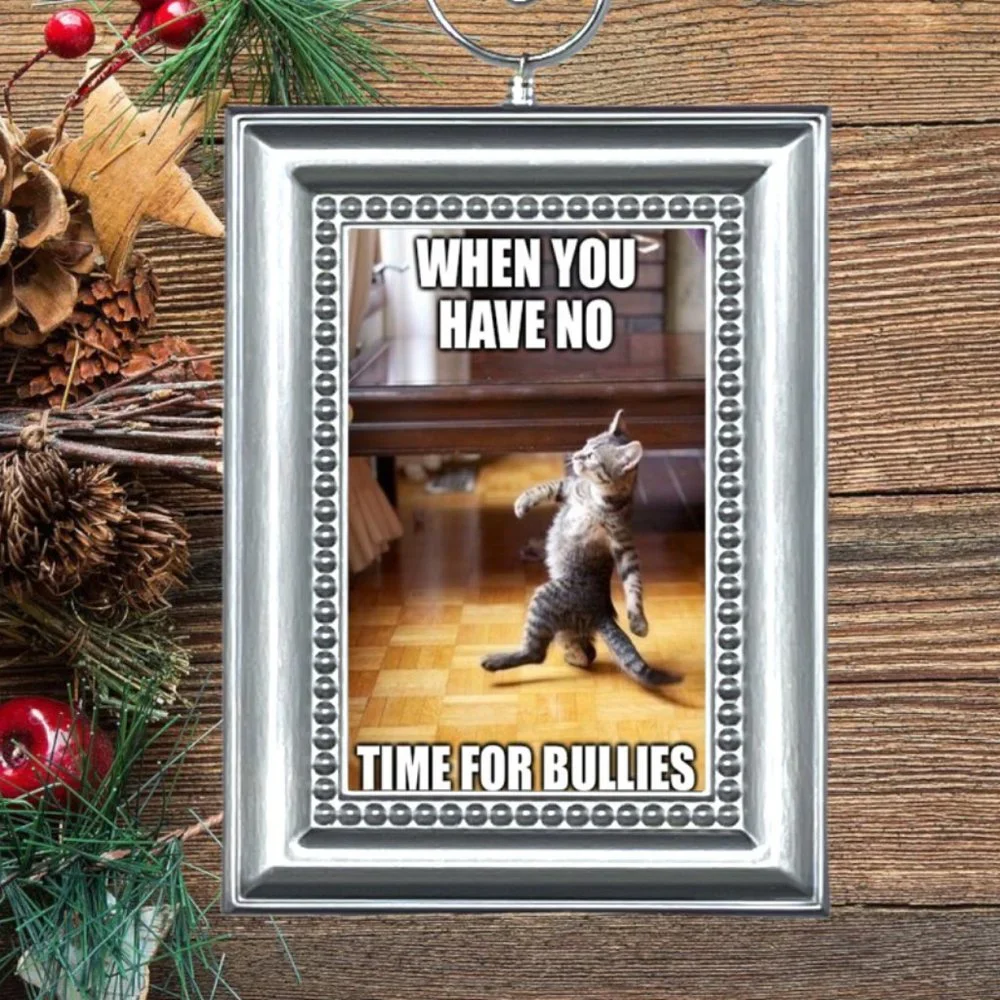 Cat Kitty Kitten Adorable Funny Christmas Tree Ornament